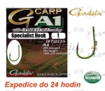 Háčiky Gamakatsu G-Carp A1 Specialist Hook Camo Green