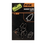 FOX Maggot Clips - veľkosť 8 - CAC525
