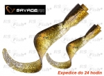 Náhradné chvosty Savage Gear 3D Hard Eel - farba Olive Gold