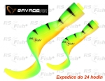 Náhradné chvosty Savage Gear 3D Hard Eel - farba Firetiger