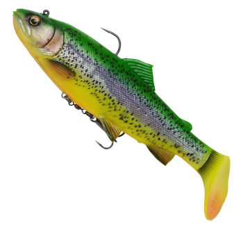 Ripper Savage Gear 4D Trout Rattle Shad - farba Fire Trout