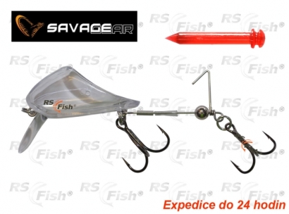 Hlava s lopatkou Savage Gear 4Play Lipscull Baitfish - farba číra