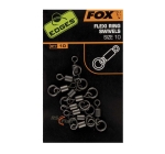 FOX Edges Flexi Ring Swivels - veľkosť 10 - CAC529