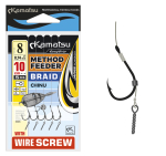 Náväzec Kamatsu Method Feeder Braid - Chinu - Wire Screw