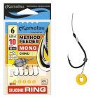 Náväzec Kamatsu Method Feeder Braid - Mono - Silicone Ring