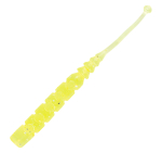Mustad AJI Worm - Plu - Plu - farba UV Clear Chatreuse (MAJI-PLU-2-5)