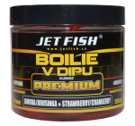 Boilies v dipe Jet Fish Premium Classic - Jahoda / Brusnica