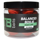 Boilies TB Baits Balanced + atraktor - Peach Liver