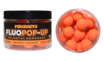 Boilies Mikbaits Mikbaits Fluo Pop-Up - Polnočný Pomaranč - 18 mm