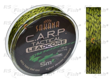 Šnúra s oloveným jadrom York Sakana Leadcore - camo zelená