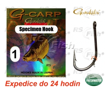 Háčiky Gamakatsu G-Carp Specimen Hook