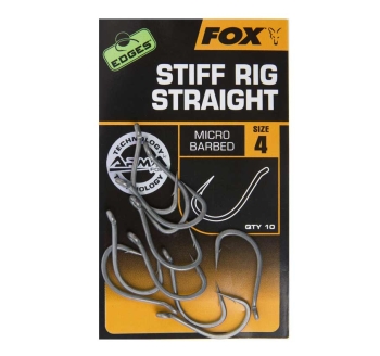 Háček FOX Edges Armapoint Stiff Rig Straight