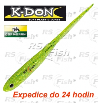 Smáček Cormoran K-DON S2 Spearl Tail - farba green chatreuse - 5 ks