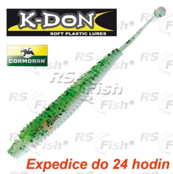 Smáček Cormoran K-DON S5 Tricky Tail - farba green shiner - 5 ks