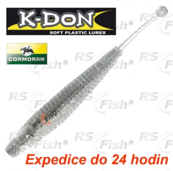 Smáček Cormoran K-DON S5 Tricky Tail - farba pearl silver - 5 ks