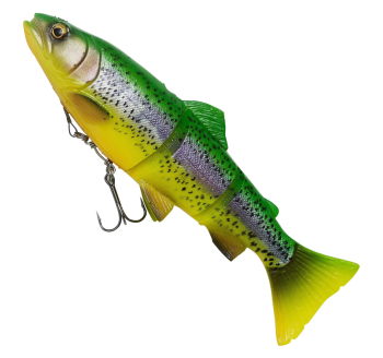 Ripper Savage Gear 4D Line Thru Trout - farba Fire Trout