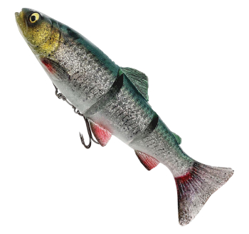 Ripper Savage Gear 4D Line Thru Trout - farba Green Silver