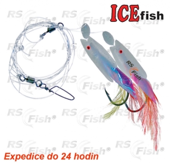 Náväzec na more Ice Fish - fólia s perím 1168 A