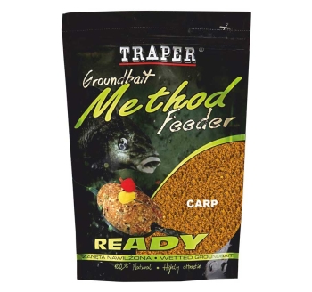 Vlhčená vnadiaca zmes Traper Method Feeder - Kapor - 750 g