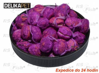 Boilies rohlíkový Fluo - Slivka