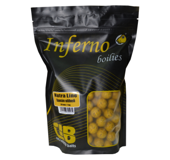 Boilies Carp Inferno Nutra Line - Banán / Kalmár - 1 kg