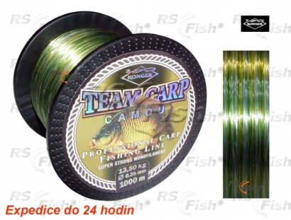 Vlasec Konger Team Carp Camo 1000 m