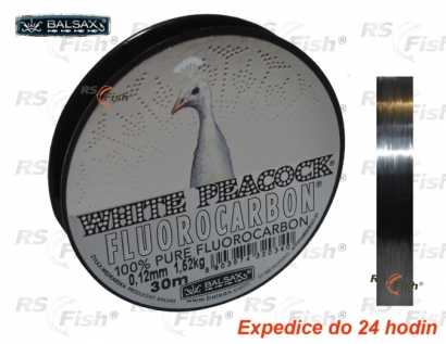 Vlasec Balsax White Peacock Fluorocarbon