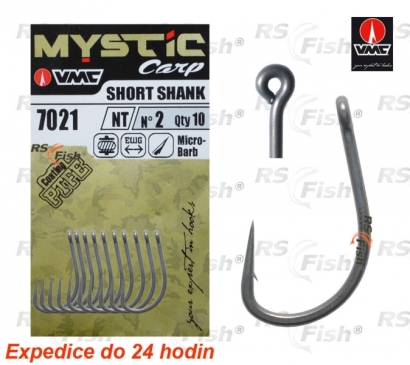 Háčiky VMC Mystic Carp Short Shank 7021