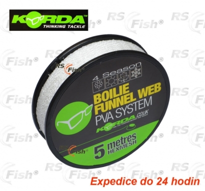PVA sieťka Korda Boilie Funnel Web Hexmesh - náhradná