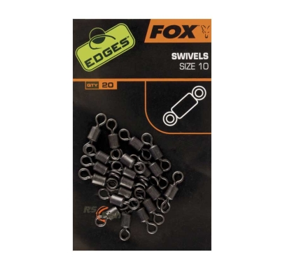 FOX Edges Swivels - veľkosť 10 - CAC534