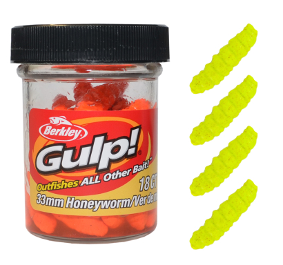 Osie larvy Berkley Gulp! Honey Worm - Chatreuse 1480774