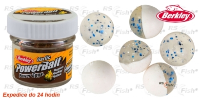 Ikry Berkley PowerBait Floating Eggs Garlic - White