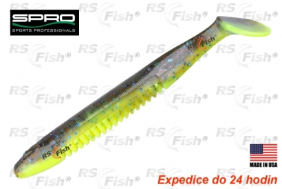 Ripper SPRO Komodo Shad - farba Chatreuse Belly