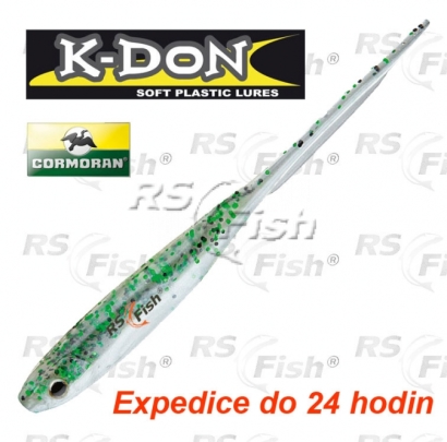 Smáček Cormoran K-DON S2 Spearl Tail - farba green flitter