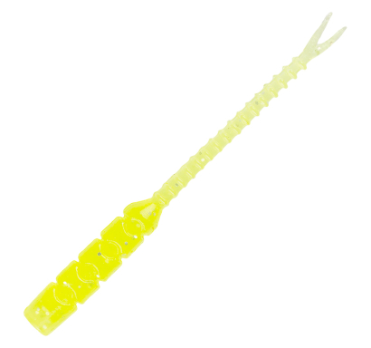 Mustad AJI Worm - Bachi - Bachi - farba UV Clear Chatreuse (MAJI-BCI-2-5)