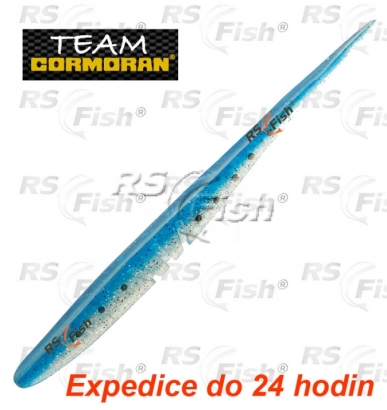Smáček TC Slick Worm SB5 - farba clear blue flitter