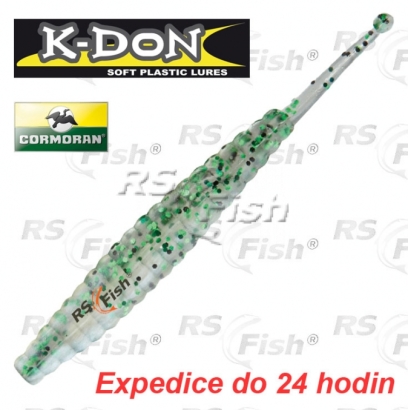 Smáček Cormoran K-DON S8 Slugtail - farba green white pearl - 5 ks