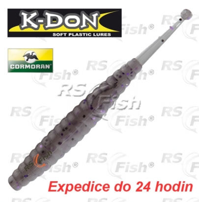 Smáček Cormoran K-DON S8 Slugtail - farba purple black - 5 ks