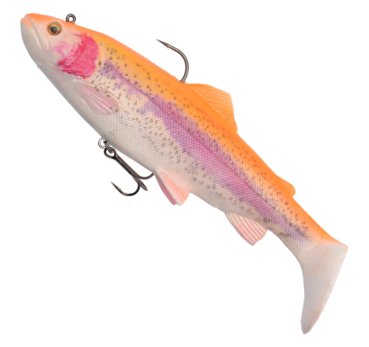 Ripper Savage Gear 4D Trout Rattle Shad - farba Golden Albino