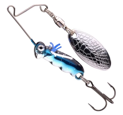 Blyskáč SPRO Larva Micro Spinnerbait - farba Chrome Blue