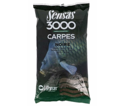 Vnadiaca zmes Sensas 3000 Carp Noire - 1 kg